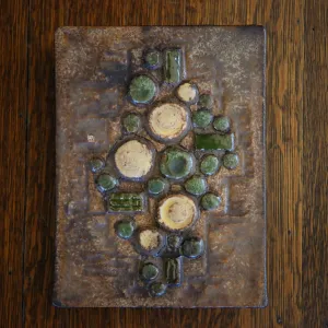 Modernist Ceramic Plaque