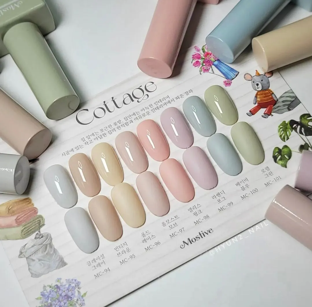 Mostive Cottage Colour Gel Collection (8 Colours)