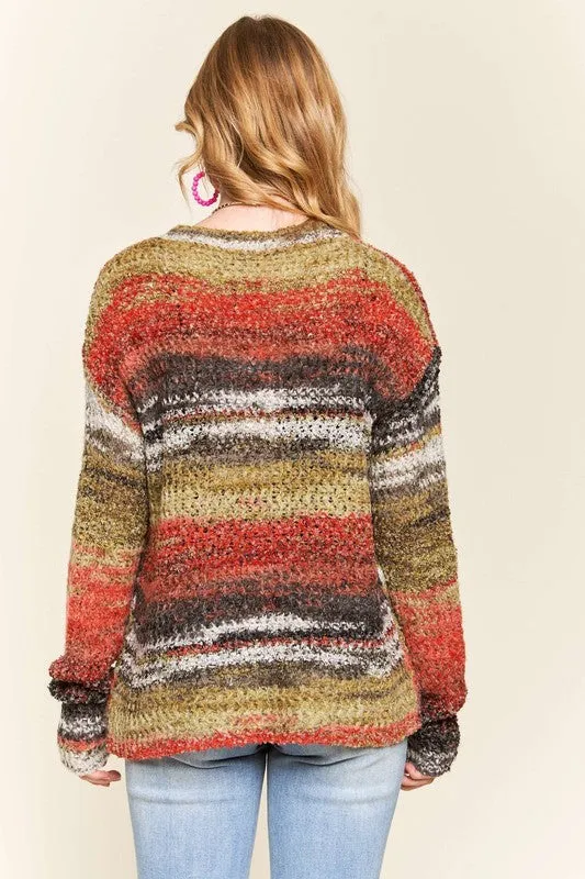 Multi Color Comfy Sweater