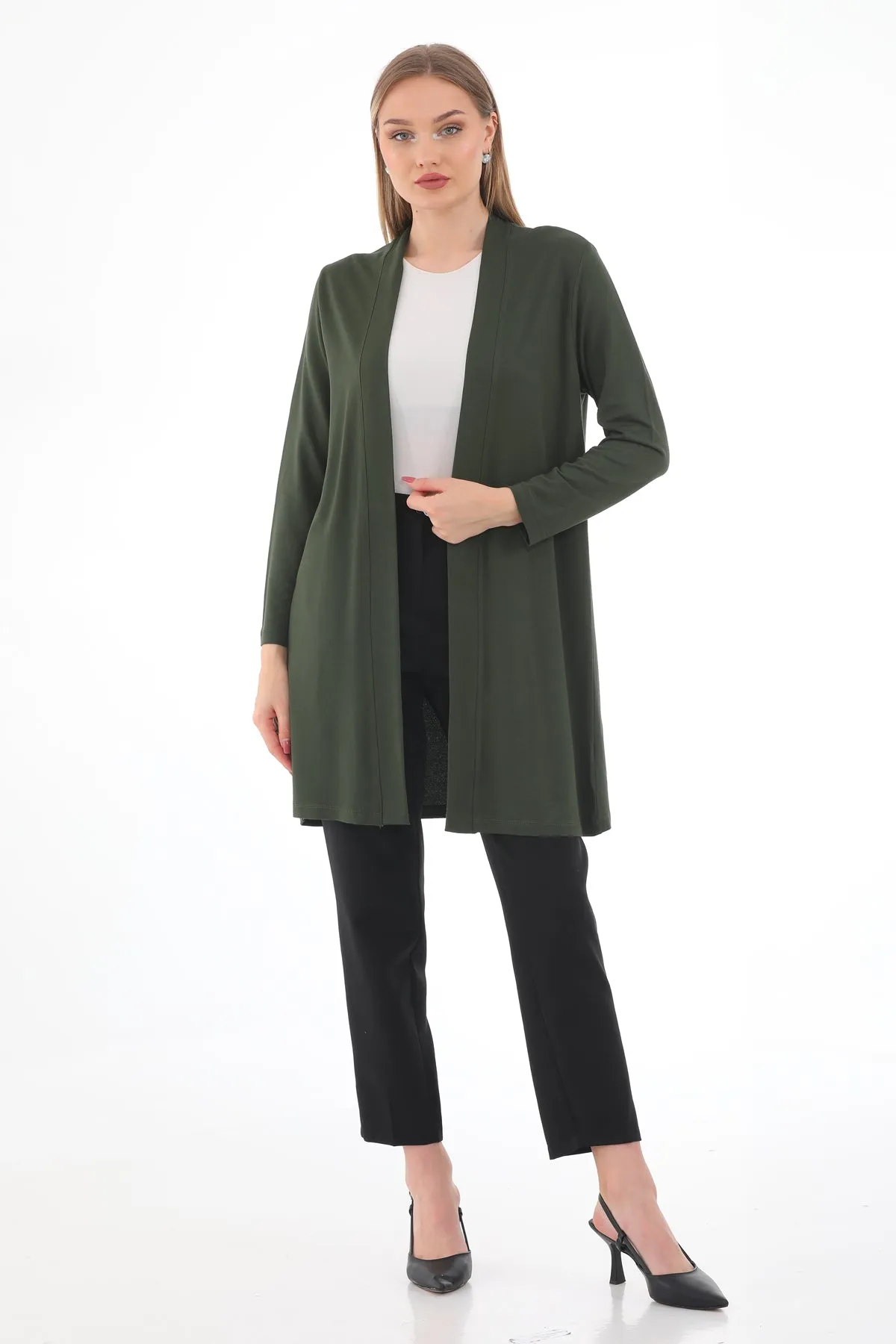 N&C 52206 Cardigan Khaki