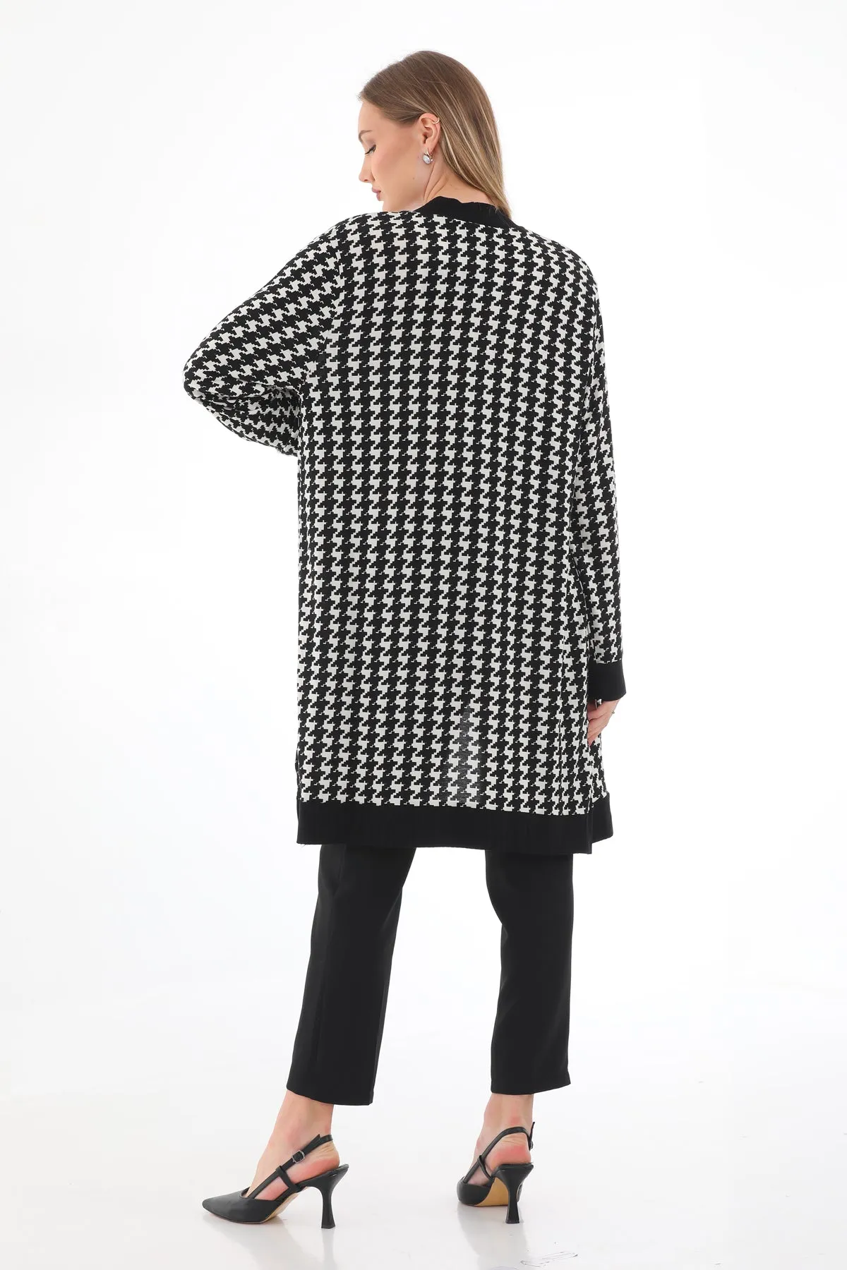 N&C 52833 Cardigan Black&White