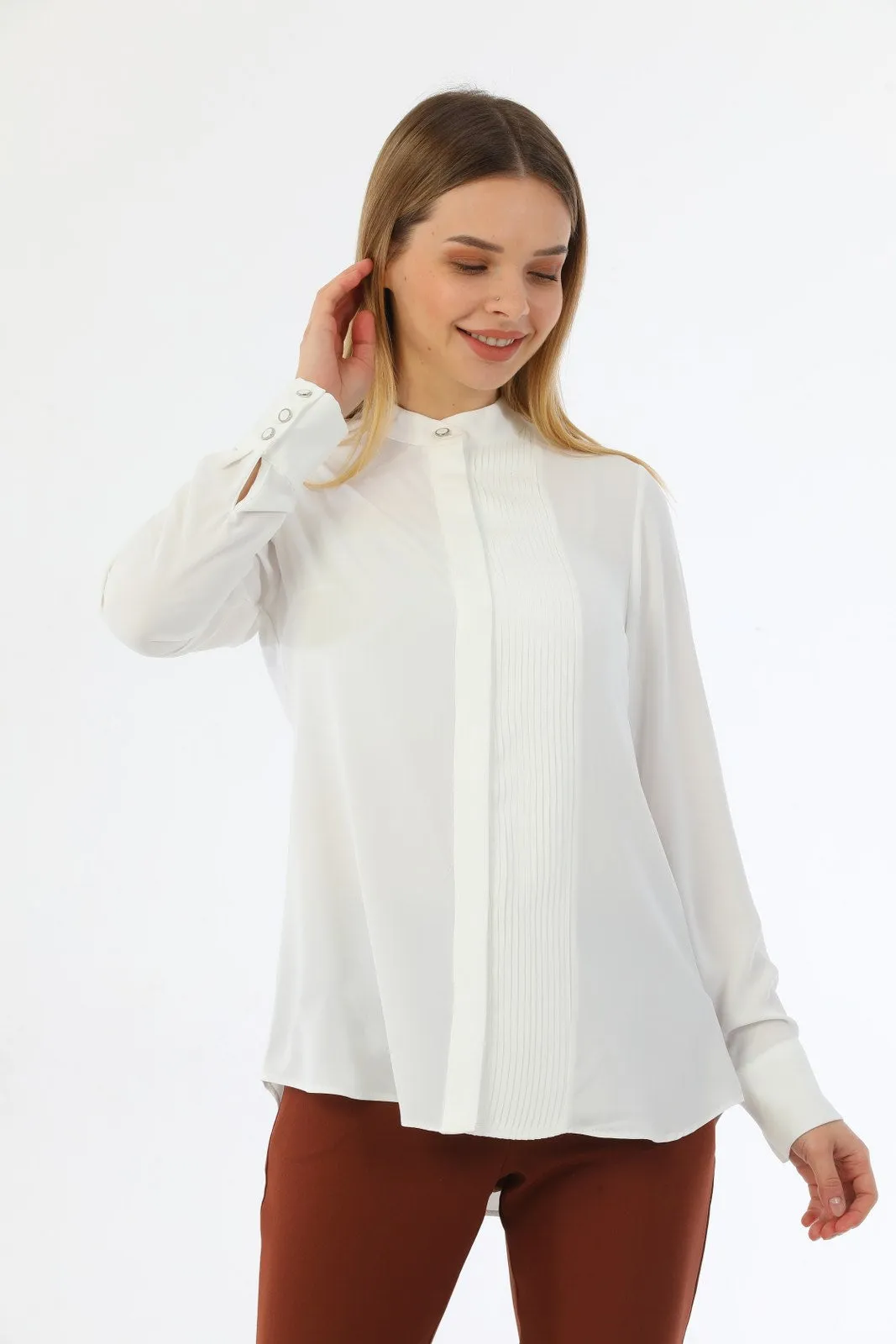 N&C Iris Blouse Ecru