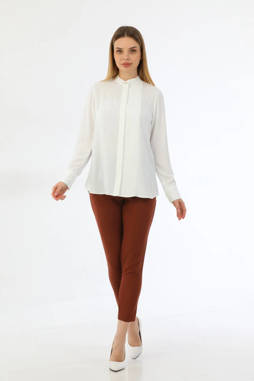 N&C Iris Blouse Ecru