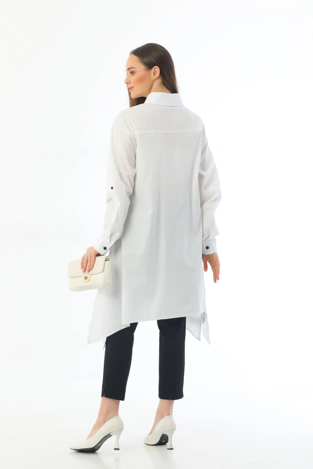 N&C Wilma Tunic White