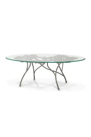 Oval Glass Coffee Table | Eichholtz Poseidon