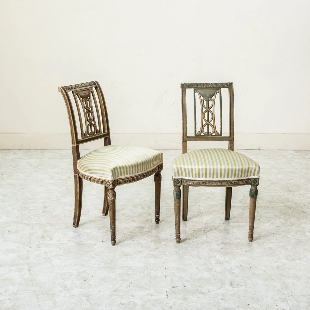 Pair of Directoire Chairs