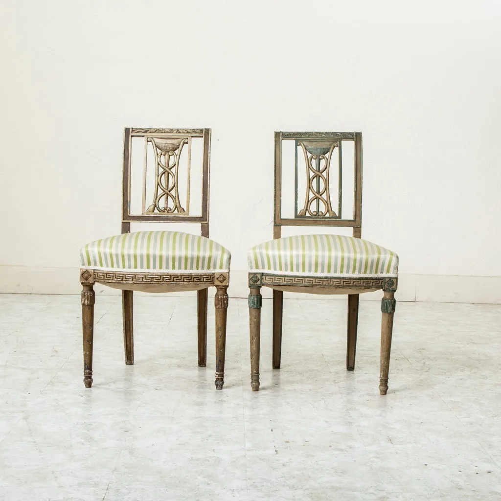 Pair of Directoire Chairs