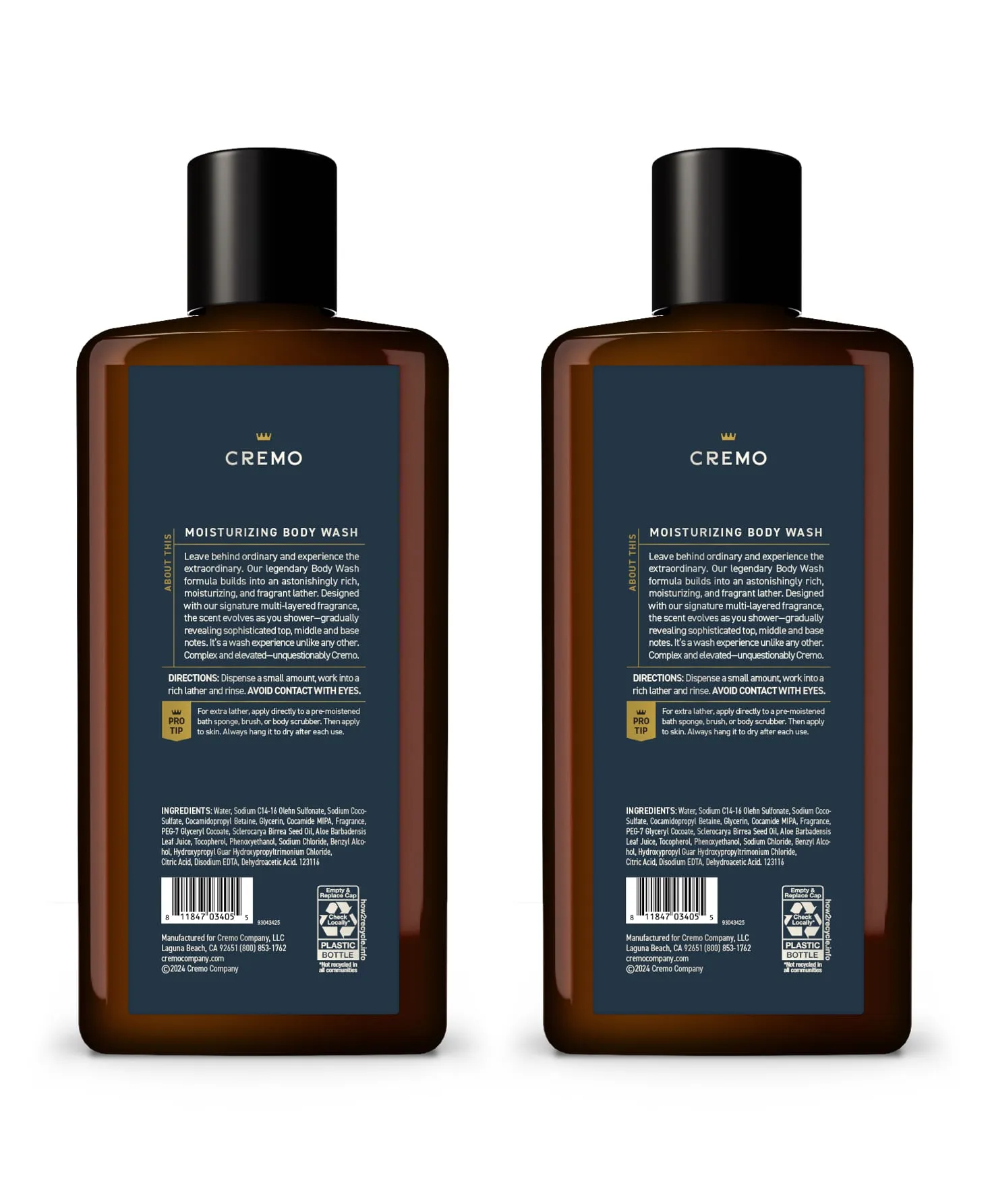 Palo Santo (Reserve Collection) Body Wash - 2 Pack