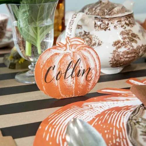 Pumpkin Place Card Set