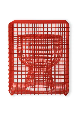 Red Wired Stool | Pols Potten Tip Tap