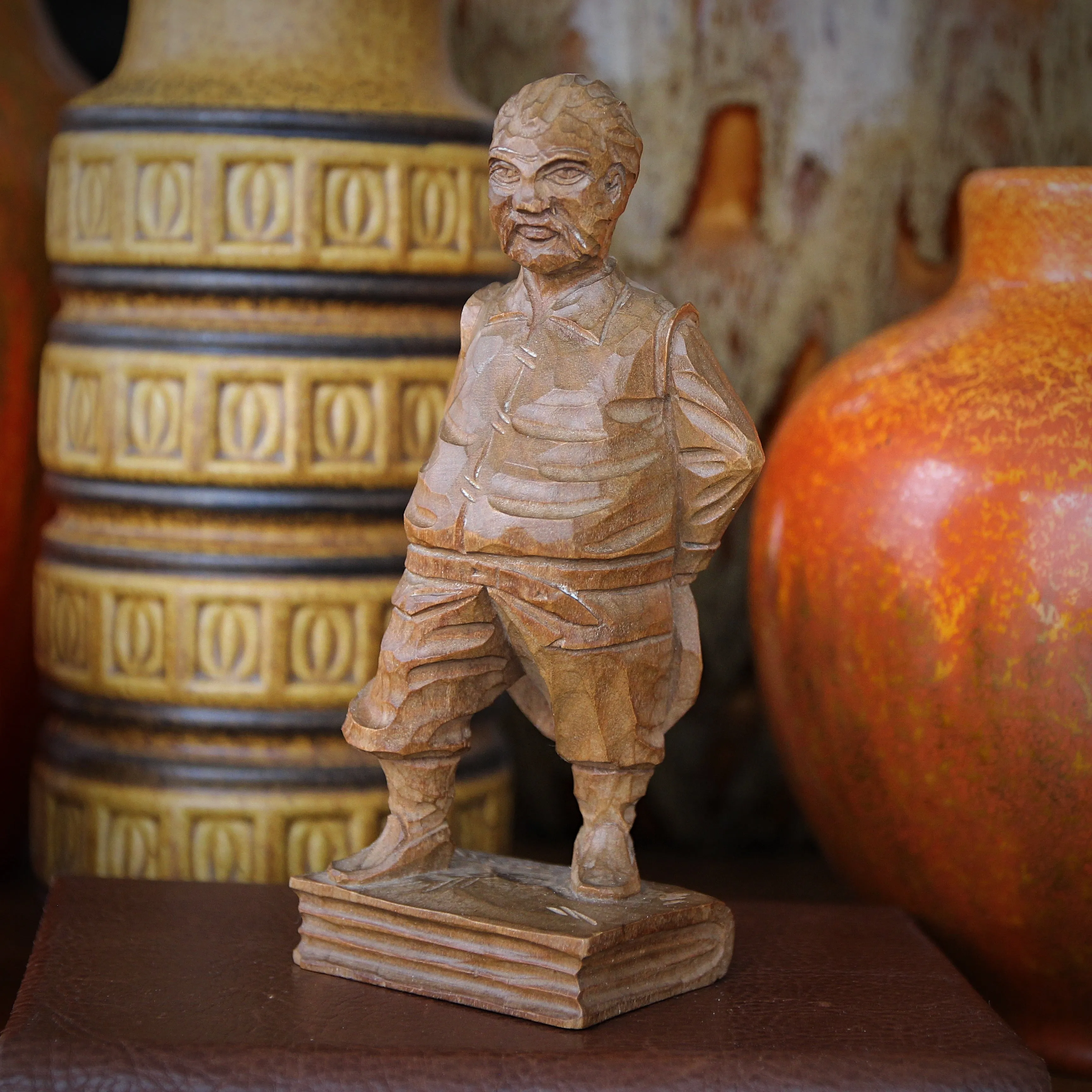 Sancho Panza Wooden Sculpture