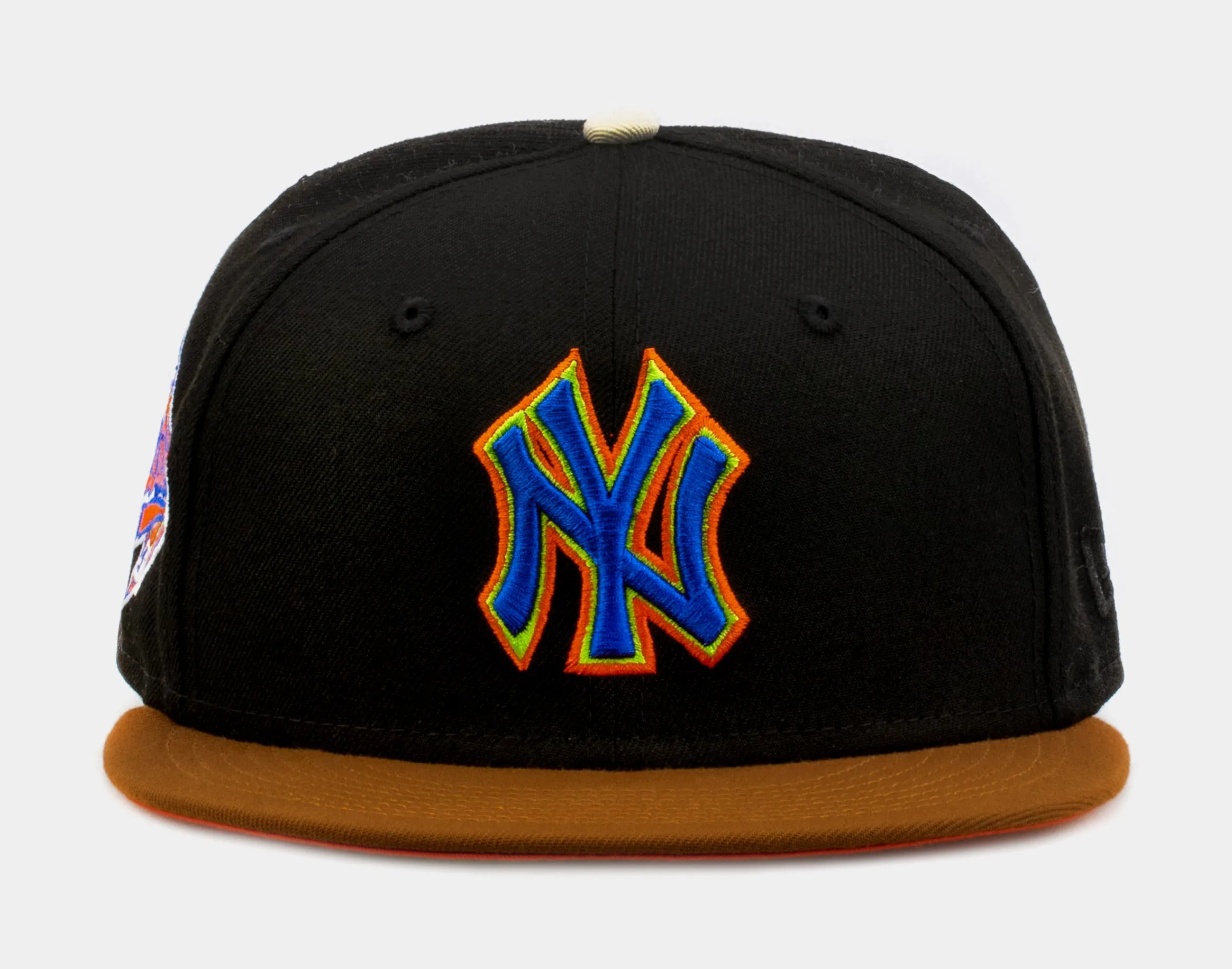 Shoe Palace Exclusive Gingerbread New York Yankees 59Fifty Mens Fitted Hat (Black/Brown)