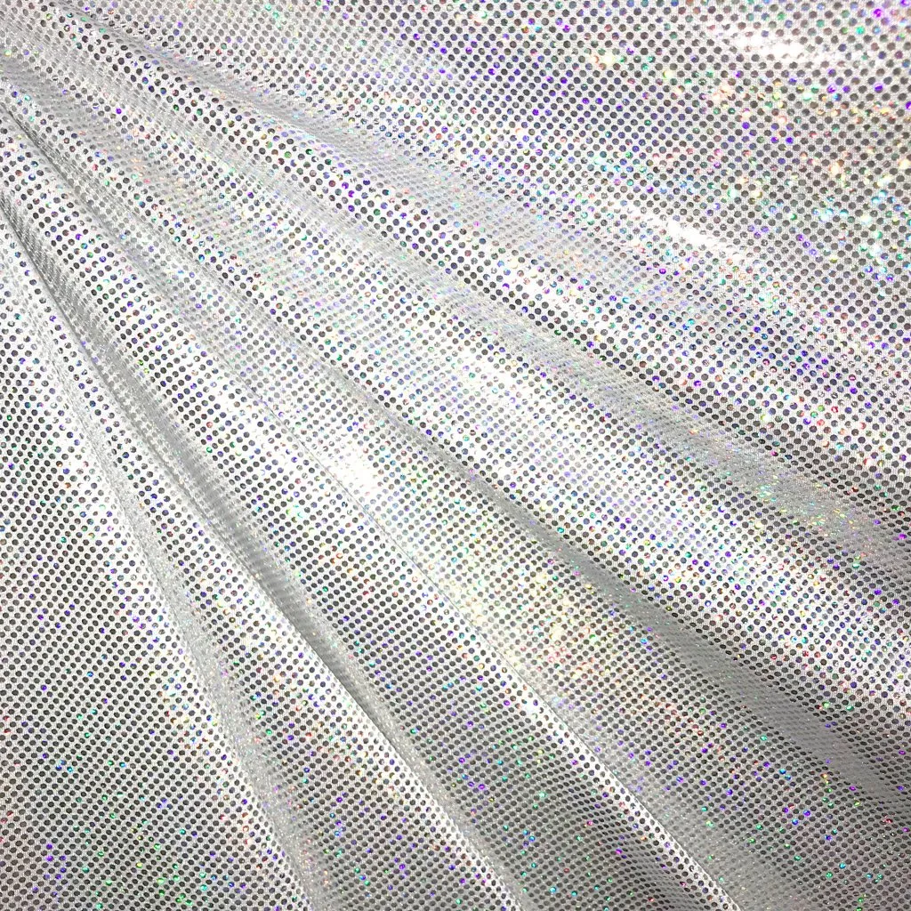 Sparkles Foiled Spandex Fabric | Blue Moon Fabrics