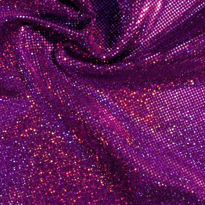 Sparkles Foiled Spandex Fabric | Blue Moon Fabrics