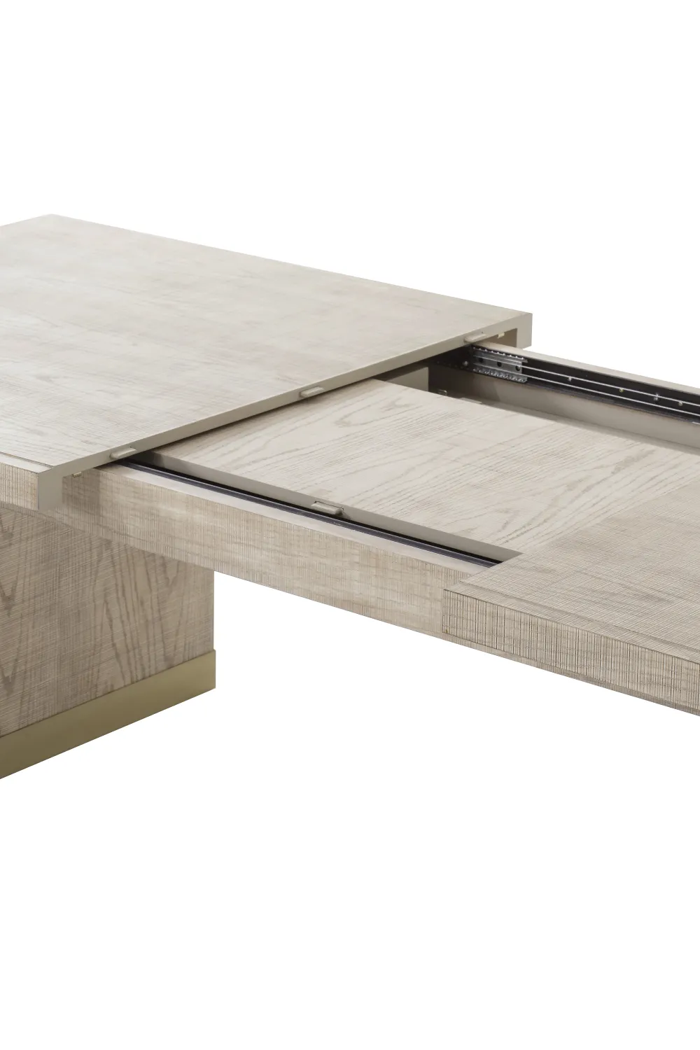 Textured Parchment Extending Dining Table L | Andrew Martin Raffles