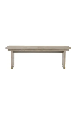 Textured Parchment Extending Dining Table L | Andrew Martin Raffles