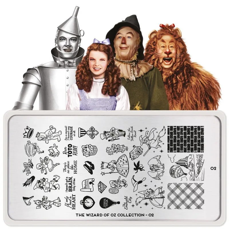 The Wizard of Oz 02 ✦ Nail Stamping Plate