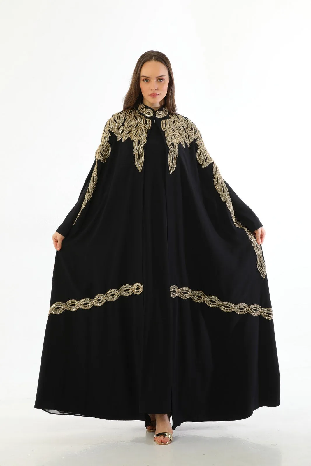 W&C Aviva Abaya Black