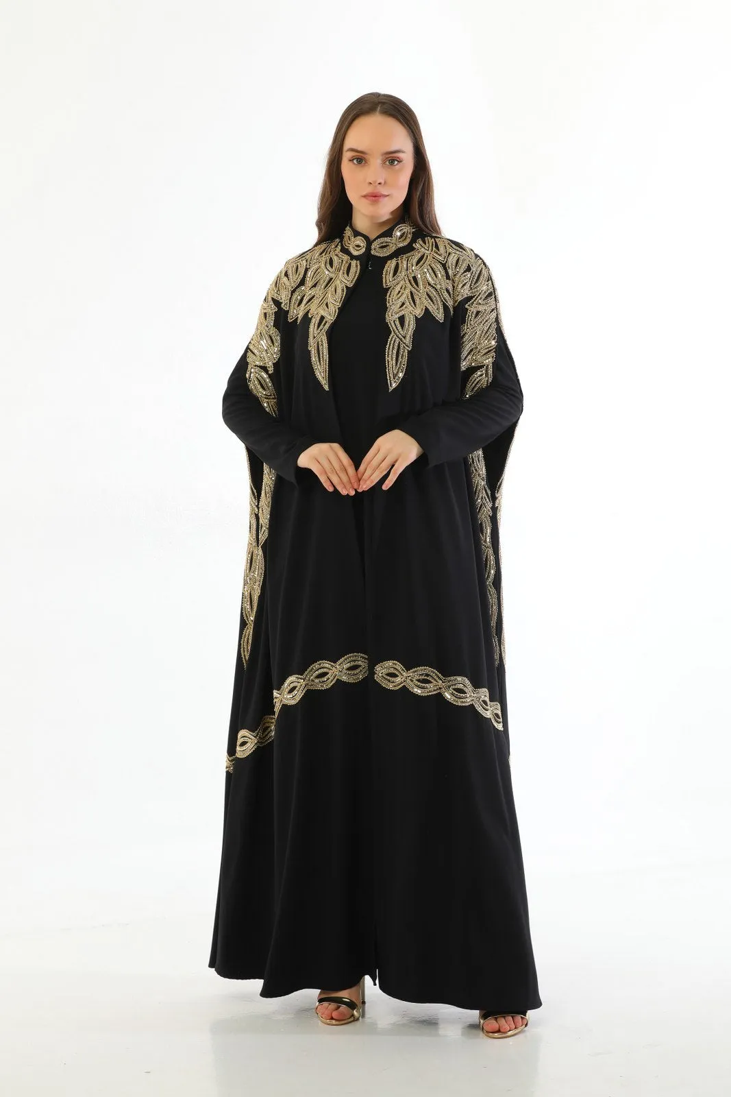 W&C Aviva Abaya Black