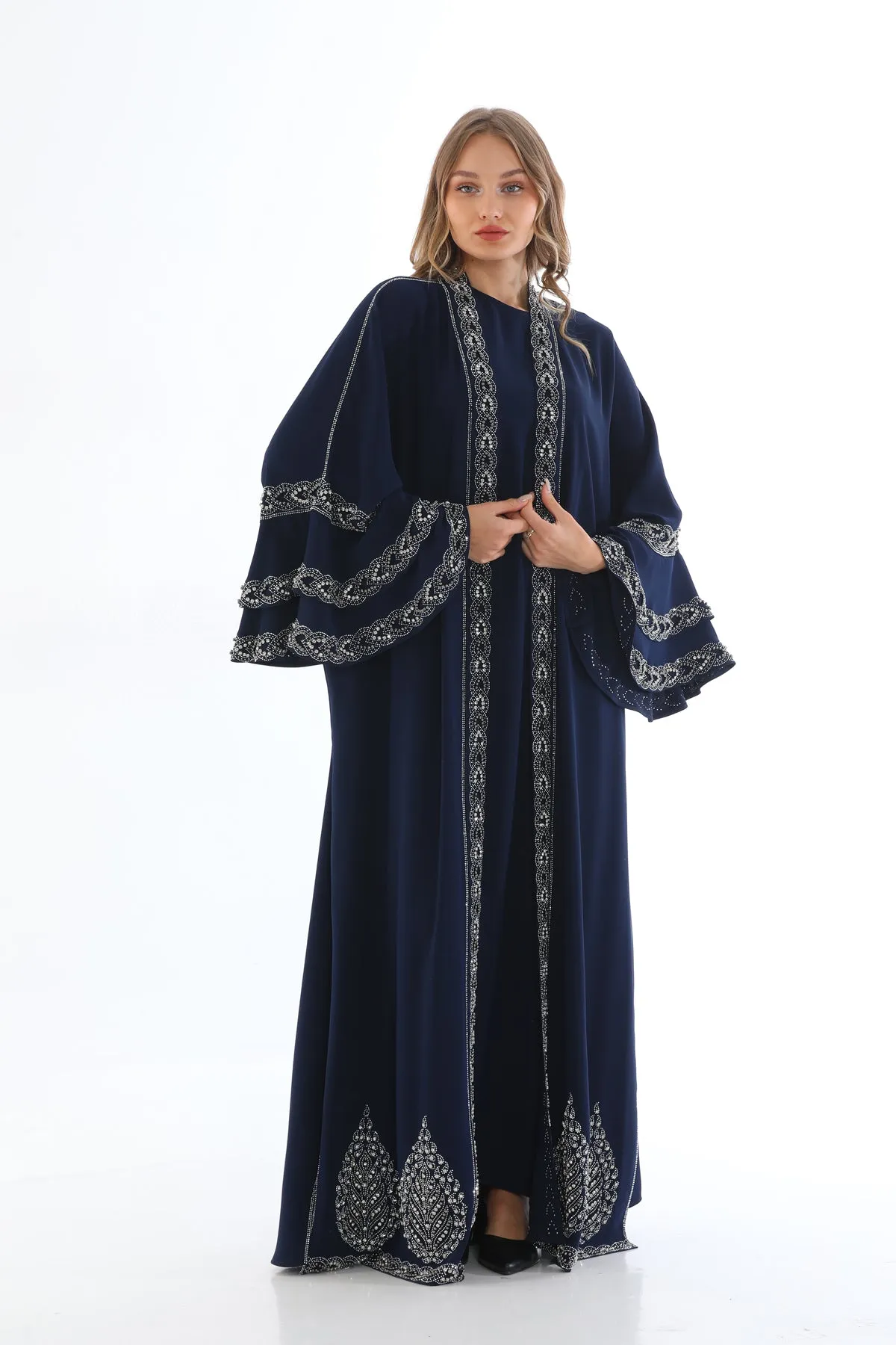 W&C Elisha Abaya Navy Blue