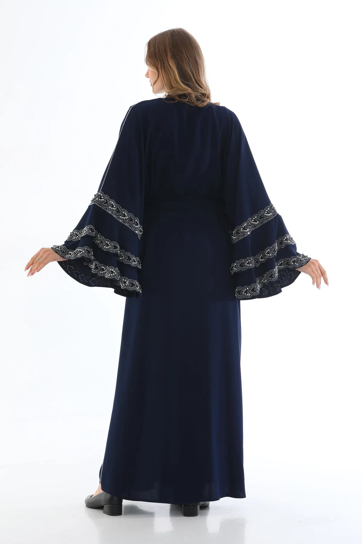 W&C Elisha Abaya Navy Blue