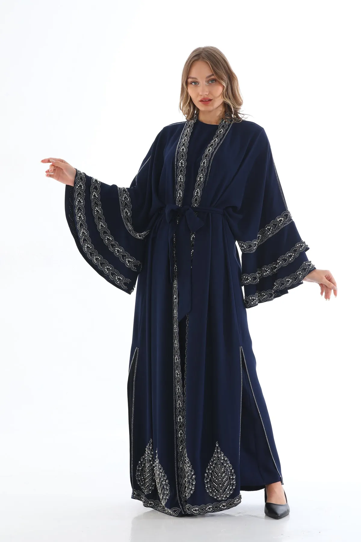 W&C Elisha Abaya Navy Blue