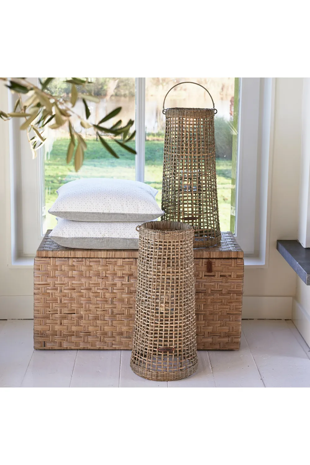 Woven Rattan Trunk | Rivièra Maison Port Barton